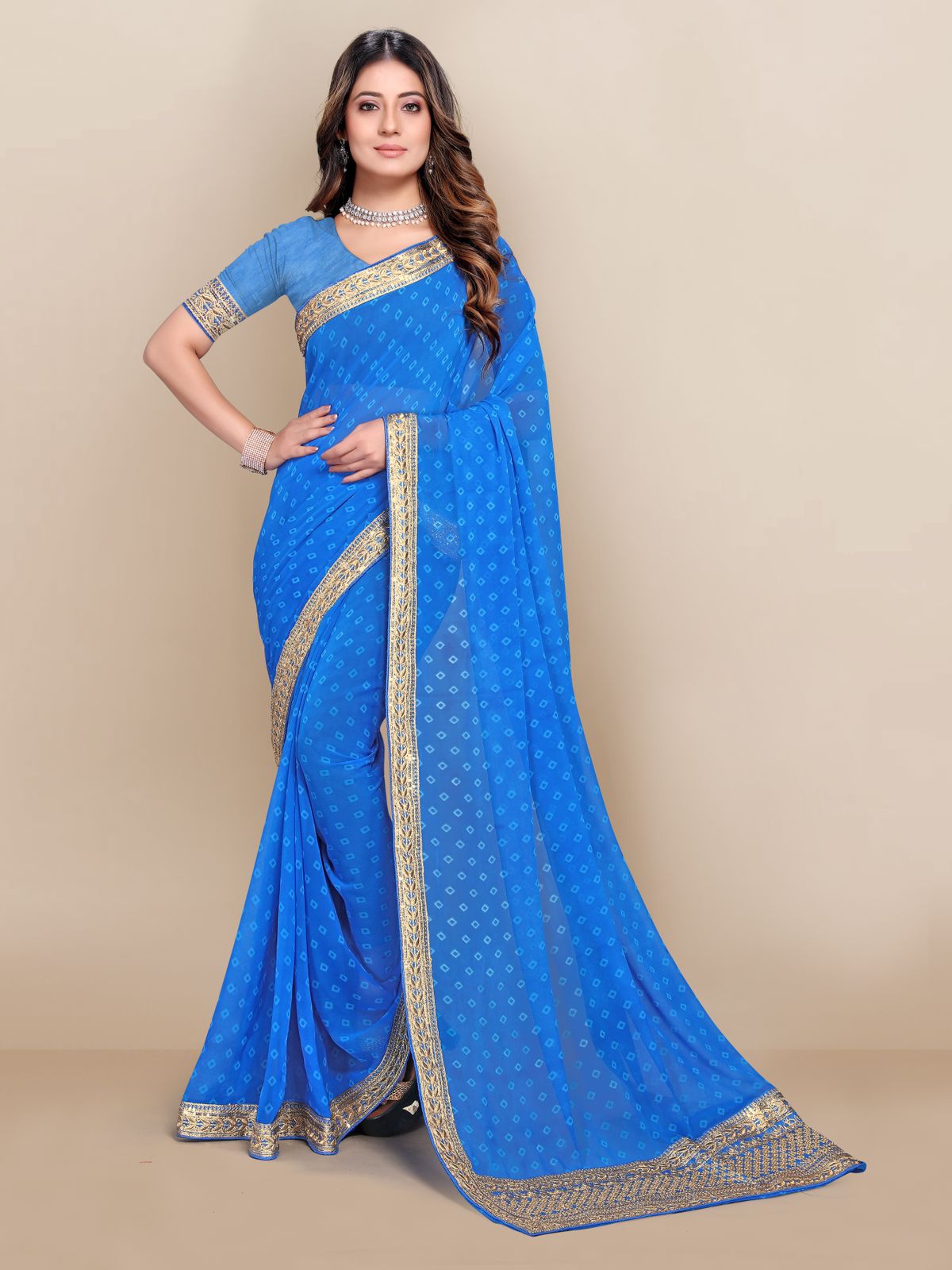 Vivera Allys Ethnic Wear Georgette Designer Latest Saree Collection